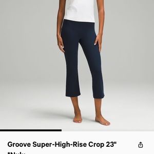 COPY - Lululemon Groove Super High-Rise Crop leggings 23”